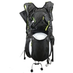 MOCHILA MOVEMENT SKIALPI PACK 24 PLUS HELMET BLACK/ GREEN 7630027956276