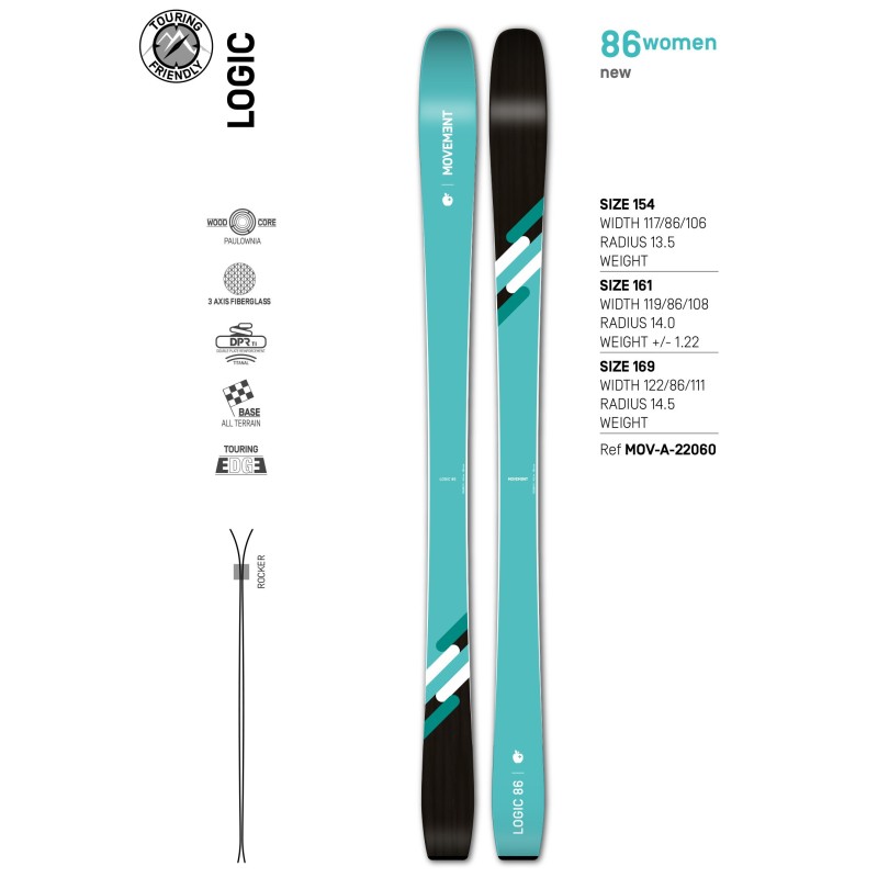 Sci da Scialpinismo MOVEMENT LOGIC 86 W MOV-A-22060