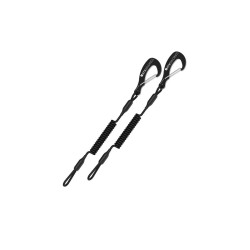Correa (CABLE) ATK de seguridad para esquis de montaña color negro (par)