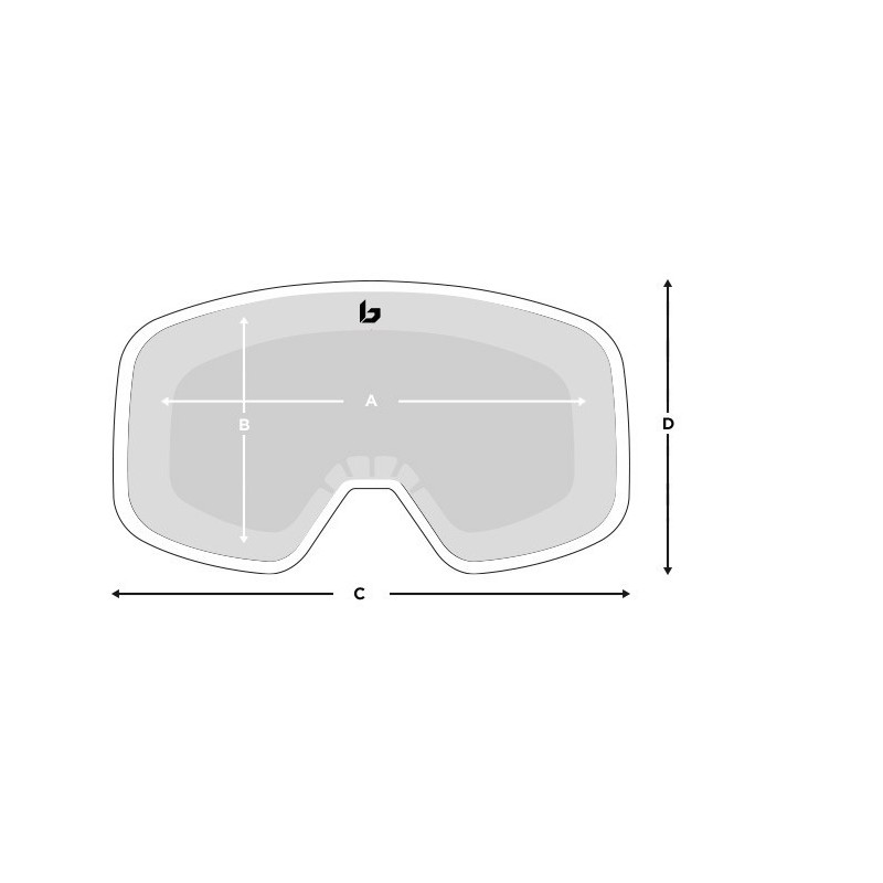 MASCARA DE ESQUIS BOLLE NEVADA JR SMALL BG050011