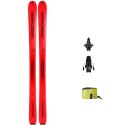 Ein Tourenski-Set von  FISCHER TRANSALP 86 CARBON P23022+Die Bindungen TOUR CLASSIIC ST BRAKE 92+ Die Felle