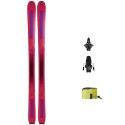 ski touring set FISCHER TRANSALP 86 CARBON P23122+TOUR CLASSIIC ST BRAKE 92 Bindings + Climbing skins