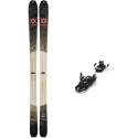 Set da sci alpinismo Völkl Rise 80 122512 + attacchi Marker Alpinist Demo 10 7734V1.MS