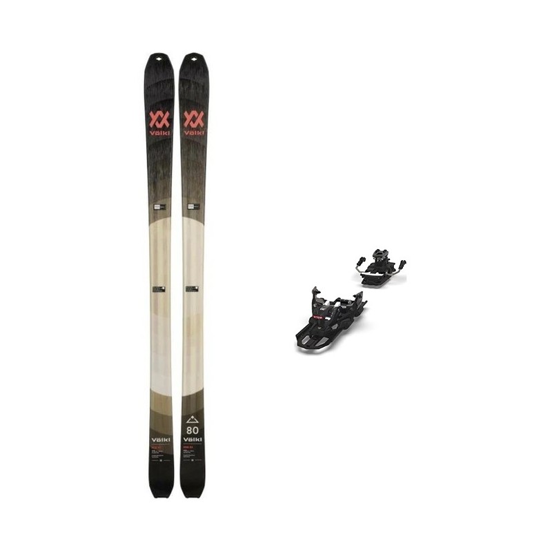 Ensemble de ski de randonnée Völkl Rise 80 122512 + fixations Marker Alpinist Demo 10 7734V1.MS