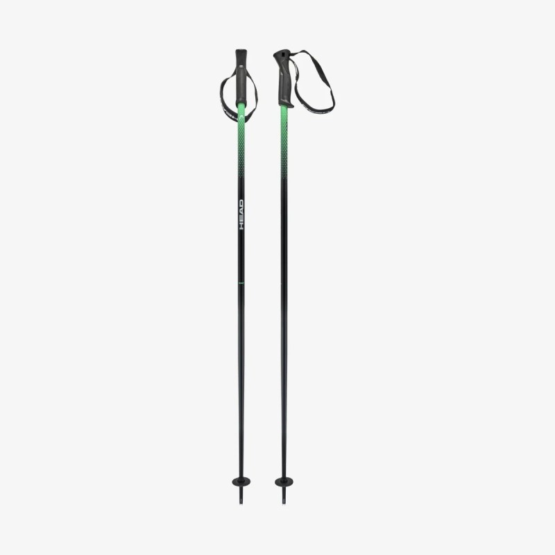 BASTONES SKI FRONTSIDE BLACK GREEN 381164