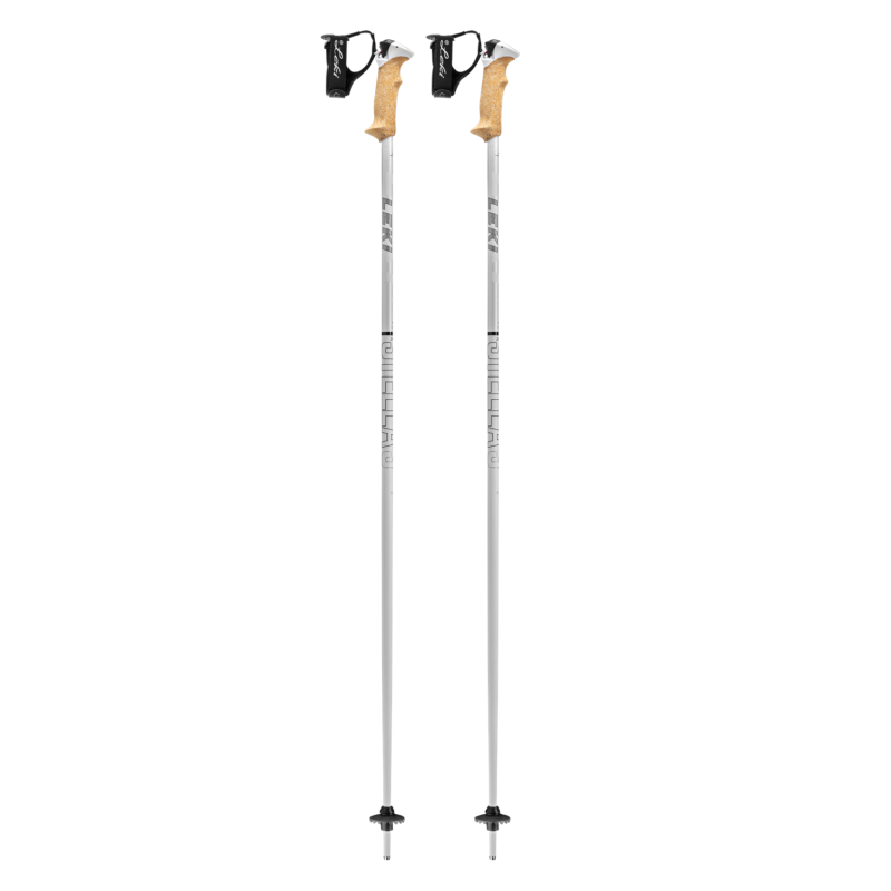 BASTONES SKI POLES LEKI STELLA S WHITE-BLACK-SILVER 65066701