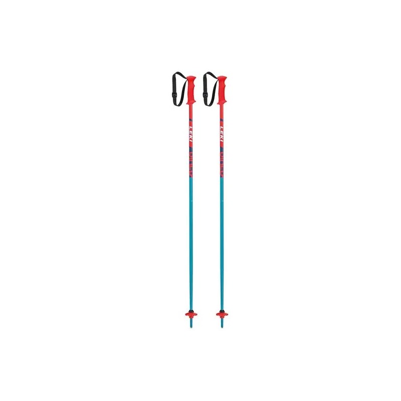 BASTONES SKI POLES LEKI RIDER JR BLUE-RED