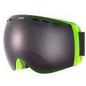 Máscara de esquis Cébé CLOUD M/L Acid Lime Matte Grey Ultra Black CG33006 Cat.3