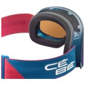 Máscara de esquis Cébé Attraction L Blue Red Matte - Brown Flash Blue Cat. 3 Amber Flash Mirror Cat. CBG272
