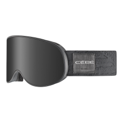 Máscara de esquis Cébé Attraction L Full Black - Grey Ultra Black Cat.3 - Amber Flash Mirror Cat.1 CBG330