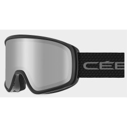 Máscara de esquis Cébé STRIKER EVO L Full Black Matte - PC Vario Perfo Photochromic Cat.1 to 3 CG18107