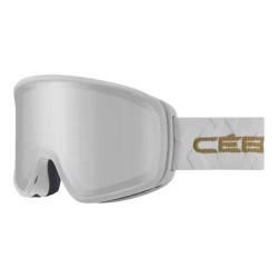 Máscara de esquis Cébé STRIKER EVO L White Gold Shiny - PC Vario Perfo Cat 1 to 3 PHOTOCHROMIC  CG18108