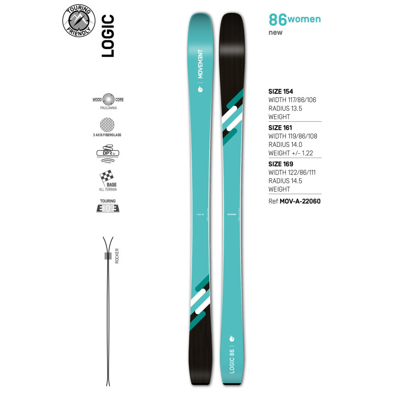 ESQUI SKI MOVEMENT LOGIC 86 W MOV-A-22060