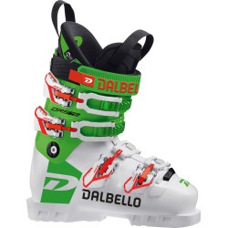 Dalbello DRS 75 White/Green Race Ski Boots | Racing