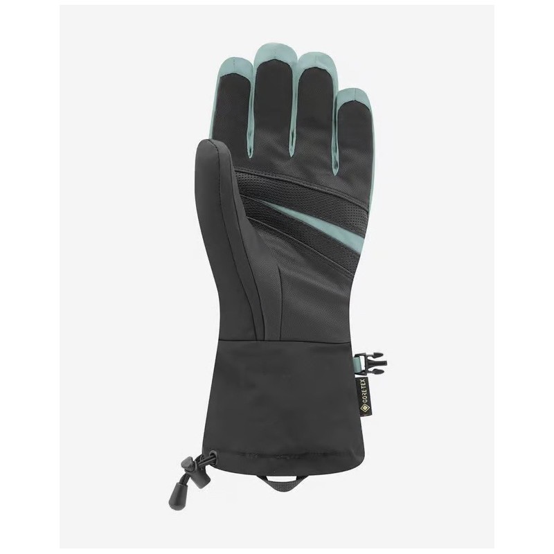 Guantes de esquí ski gloves GORE-TEX RACER GRAVEN 5 BLACK/GRENN