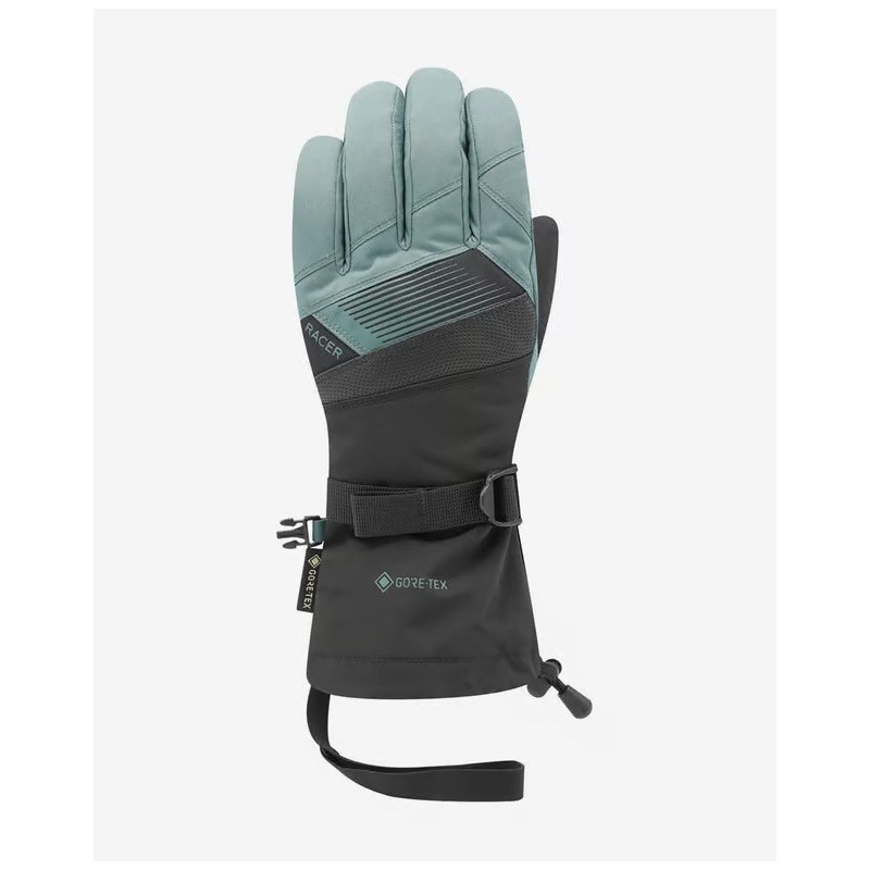 Guantes de esquí ski gloves GORE-TEX RACER GRAVEN 5 BLACK/GRENN