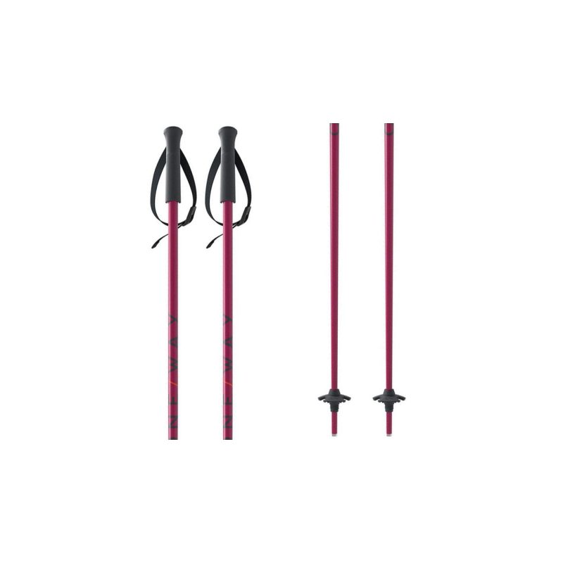 One Way High Blackberry Junior Ski Poles (FOZ35321) | esqui-outlet.com