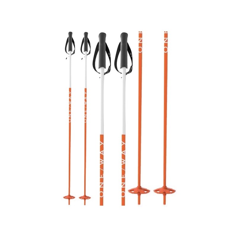 Bâtons Ski Fischer FR 16 Flame Aluminium (OZ33521) | esqui-outlet.com