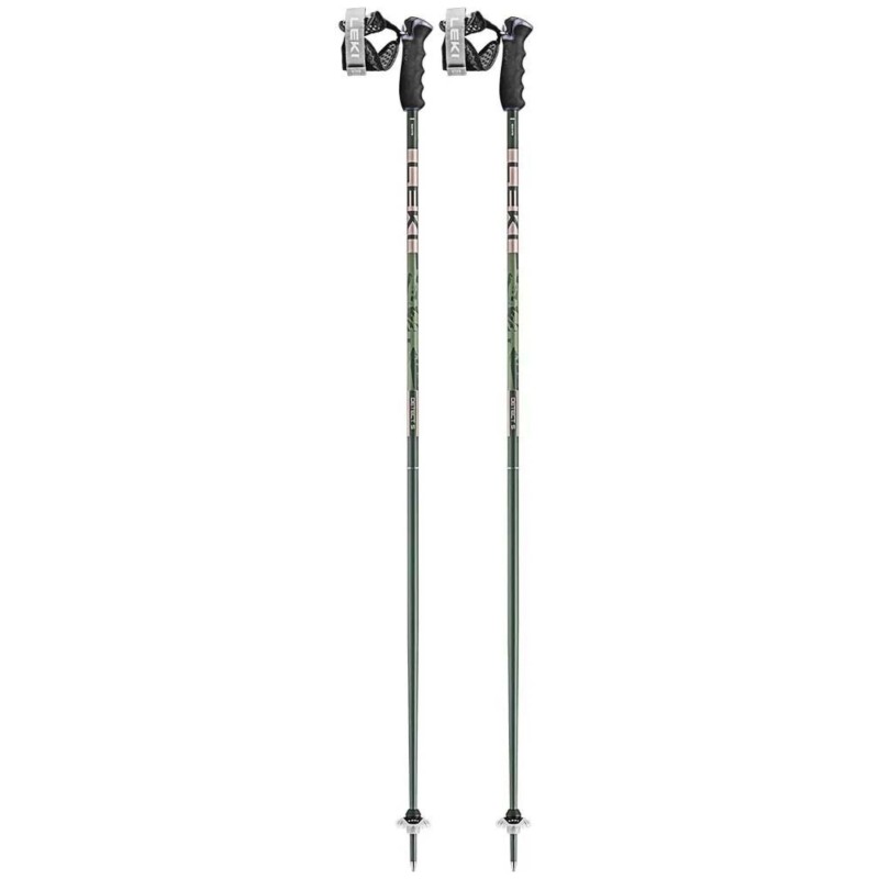 BASTONES SKI LEKI DETECT S OLIVGREEN-DKOLIVEPEARLCOPPER 1