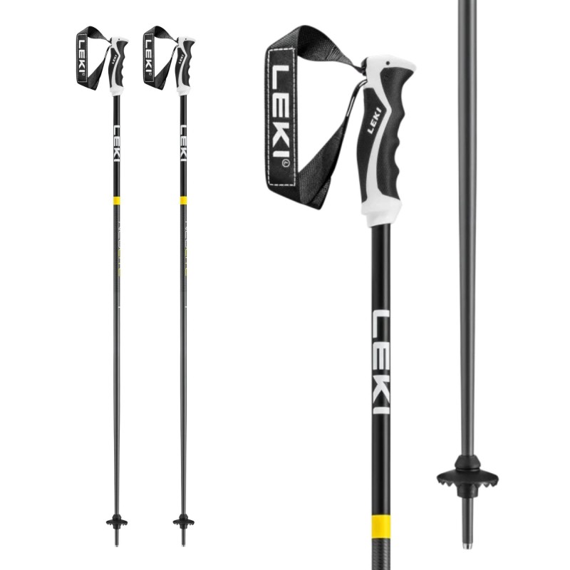 BASTONES SKI POLES LEKI NEOLITE DARK ANTHRACITE-BLACKYELLOW 65346442