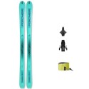 ESQUI DE TRAVESIA SKI TOURING FISCHER TRANSALP 82 CARBON P18422+las fijaciones TOUR CLASSIIC ST BRAKE 82+pieles de foca