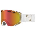 Máscara de esquis Cébé Versus L White Gold Matte - PC Vario Perfo Amber Flash Red CAt.1 to 3 CBG334