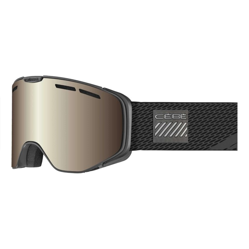 Máscara de esquis Cébé VERSUS L Matte Black - Brown Flash Mirror Cat.3 CG10005