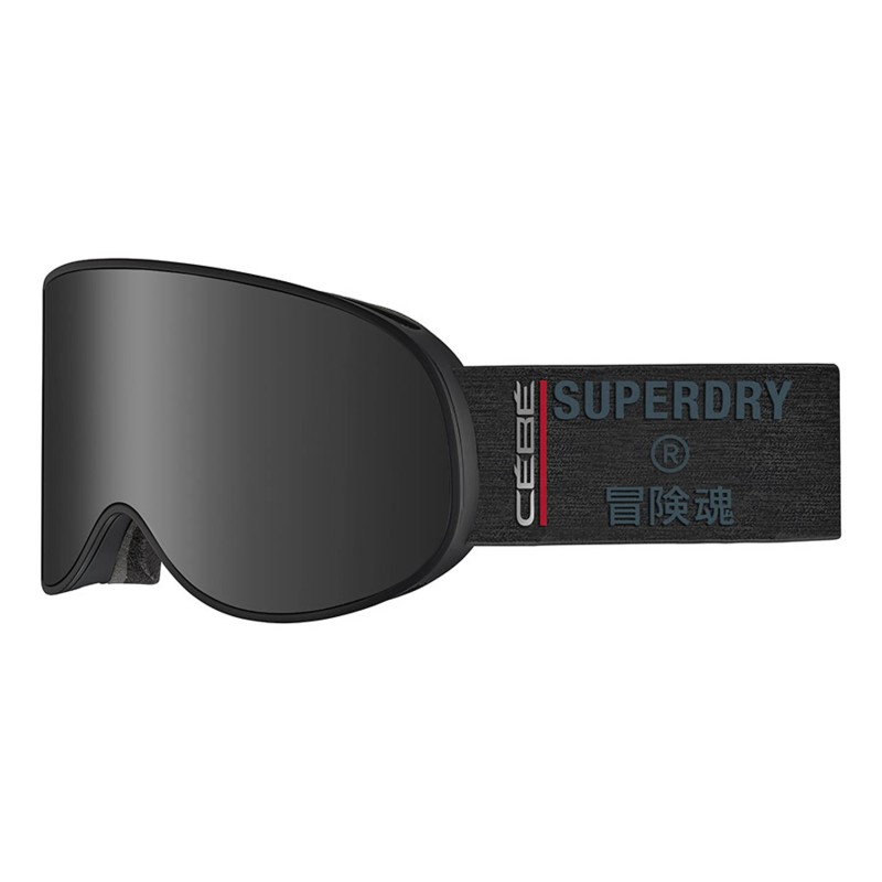 Máscara de esquis Cébé Attraction L Superdry Black Matted - Grey Ultra Black  Cat.3 - Amber Flash Mirro CBG413