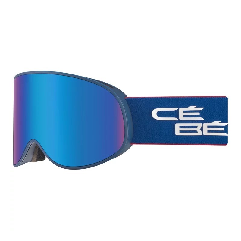 Máscara de esquis Cébé Attraction L Blue Red Matte - Brown Flash Blue Cat. 3 Amber Flash Mirror Cat. CBG272