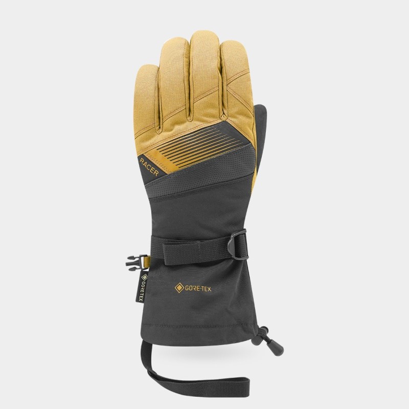 Guantes de esquí ski gloves GORE-TEX RACER GRAVEN 5 BLACK/CAMEL