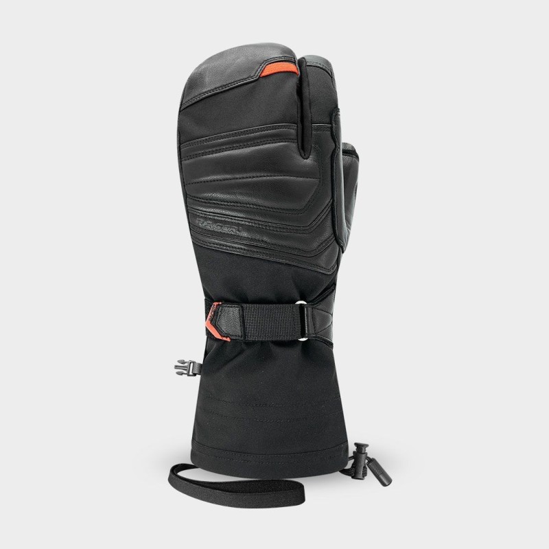 Guantes de esquí ski gloves RACER GUIDE_PRO_L BLACK/BLACK